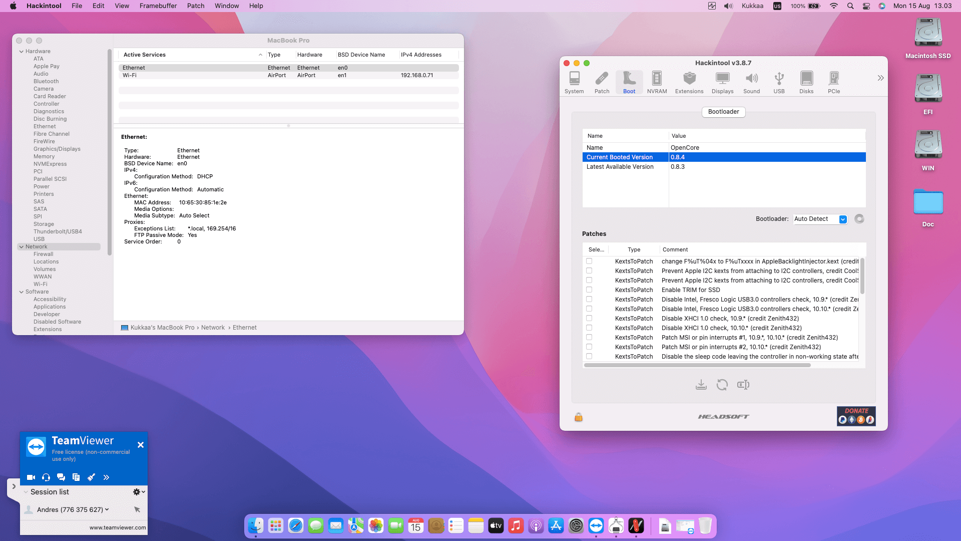 Dell Latitude 7390 2nd [KabyLake   Intel HD 620 + I2C]   OpenCore 8